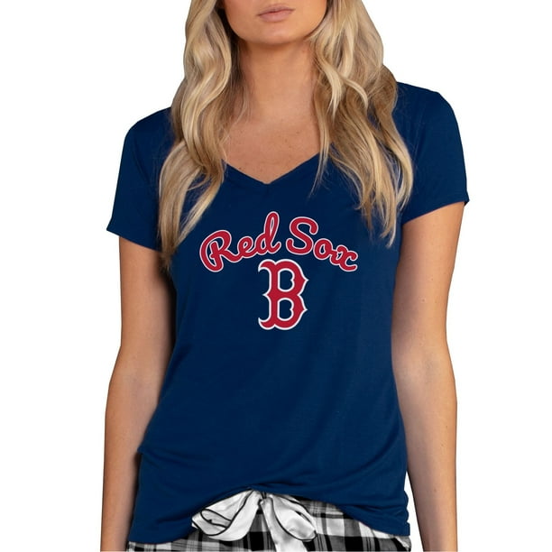 Boston Red Sox Concepts Sport Women's Marathon Knit VNeck TShirt