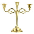 thumbnail image 1 of Candelabro de 3 brazos Sunnimix dorado decoración Comedor, 1 of 6