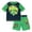 Deep navy / green, variant on Ninjago Green Ninja Rash Guard and Swim Trunks UPF 50+ Outfit Set Little Kid to Big Kid
