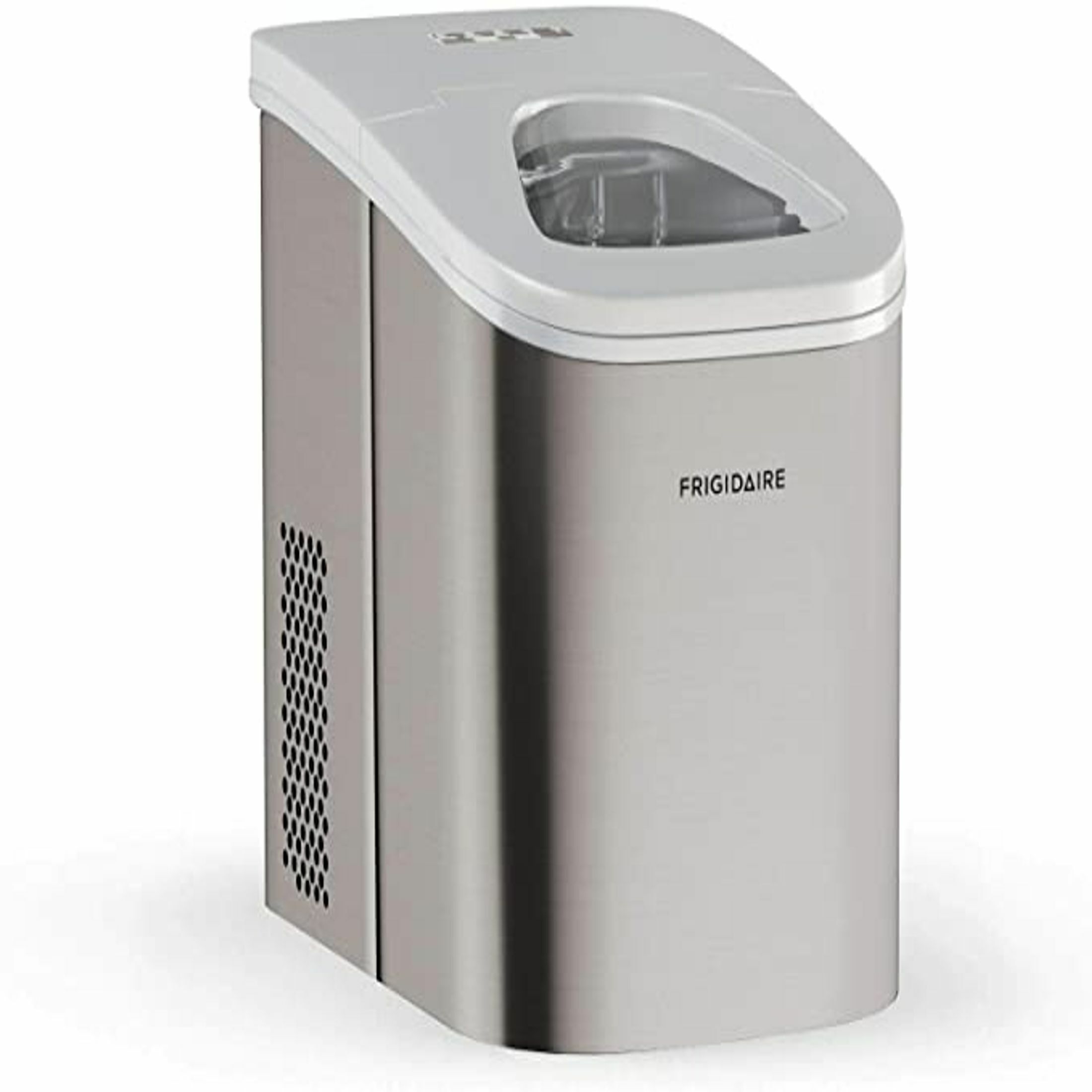 FRIGIDAIRE 2.3 Qt. Stainless-Steel Counter Top Ice Maker - Stainless-Steel - image 2 of 4