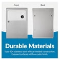 thumbnail image 5 of Sanitary Napkin Disposal - Stainless Steel, ADA Compliant, 1.2 Gallon, Wall Mount, 5 of 7
