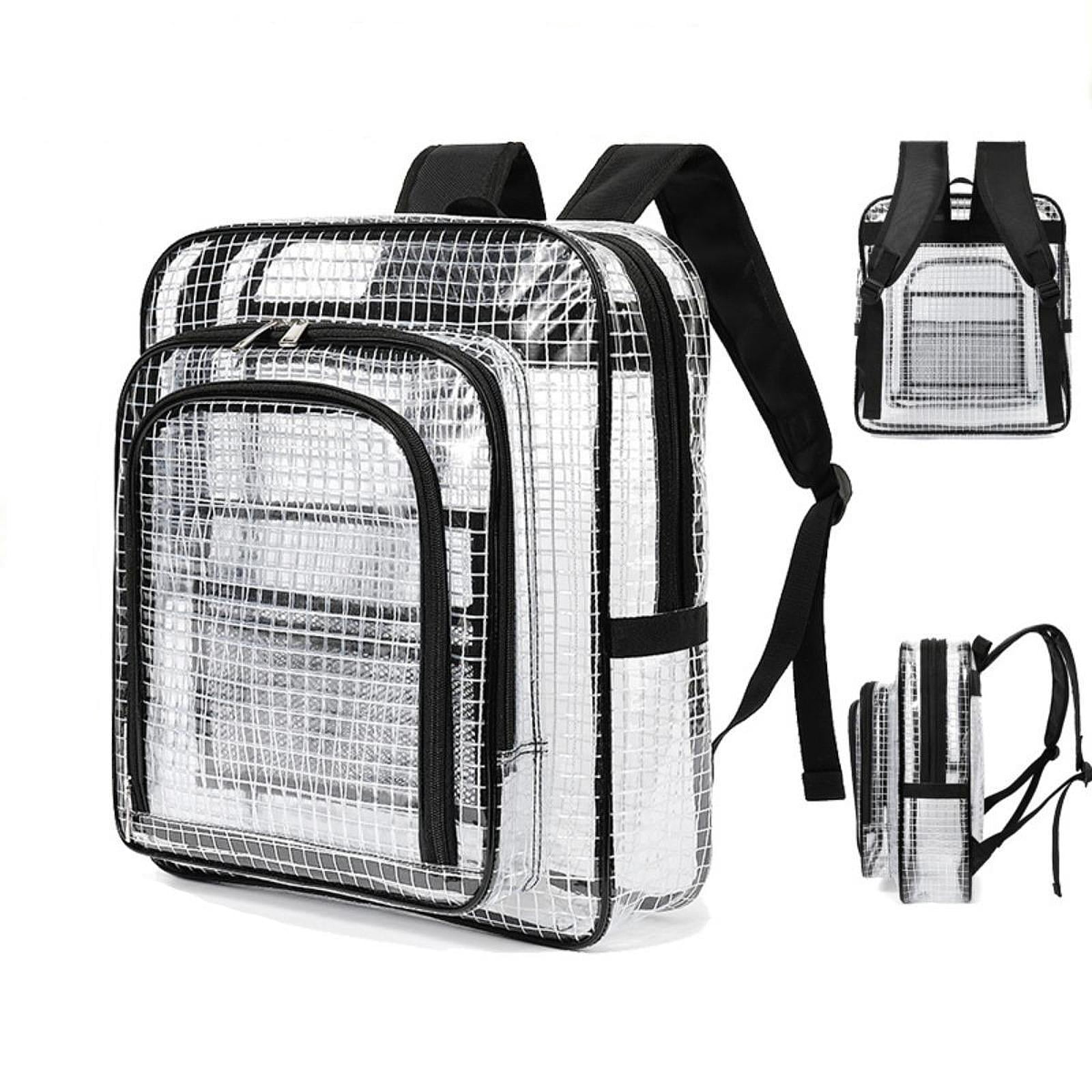 oshhni Clear Backpack Hand Tools Organizer Storage PVC Transparent Plumber Tool Bag A