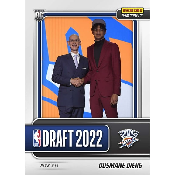 NBA 2022-23 Instant Draft Night Basketball    Ousmane Dieng Trading Card (#11 Pick) #DN11