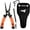 color:A: 7.5'' Split Ring Nose, variant on KastKing 8.5" Speed Demon Pro Pliers, 420SS, Carbide Cutters, Corrosion-Resistant