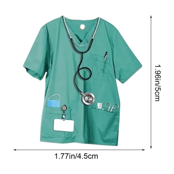 Bwiyojiz Home Decoration Other Acrylic 2D Flat Customized Healthcare Worker Uniform Pendant Good for Nurses' Day Decorations Gifts Does not include a keyring, Gifts for Sisters, Green