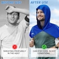 thumbnail image 3 of Cooling Hoodie Towel, Instant Cooling Microfiber Neck & Face Wrap, UPF 50 Sun Protection Hooded Ice Towel for Sports, Yoga, Running, Camping, Cycling & Outdoor Heat Relief, 3 of 7