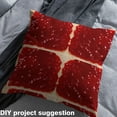 thumbnail image 2 of jejeloiu Jam Fabric by the Yard 2 Yards,Interesting Fast Food Room Decor Fabric by the Yard,Red Beige Fabric for Sewing For Teens,Microfiber Bedroom Decor, 2 of 6