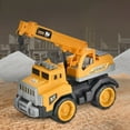 thumbnail image 6 of Large Durable Crane Toy, Inertia-Powered Engineering Vehicle Model, Heavy Lift Construction Play for 3+ Years, Alloy Hoisting Vehicle, 6 of 9