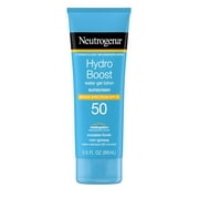 Neutrogena Hydro Boost Gel Moisturizing Sunscreen Lotion with Broad Spectrum & Water-Resistant, SPF 50 3 oz