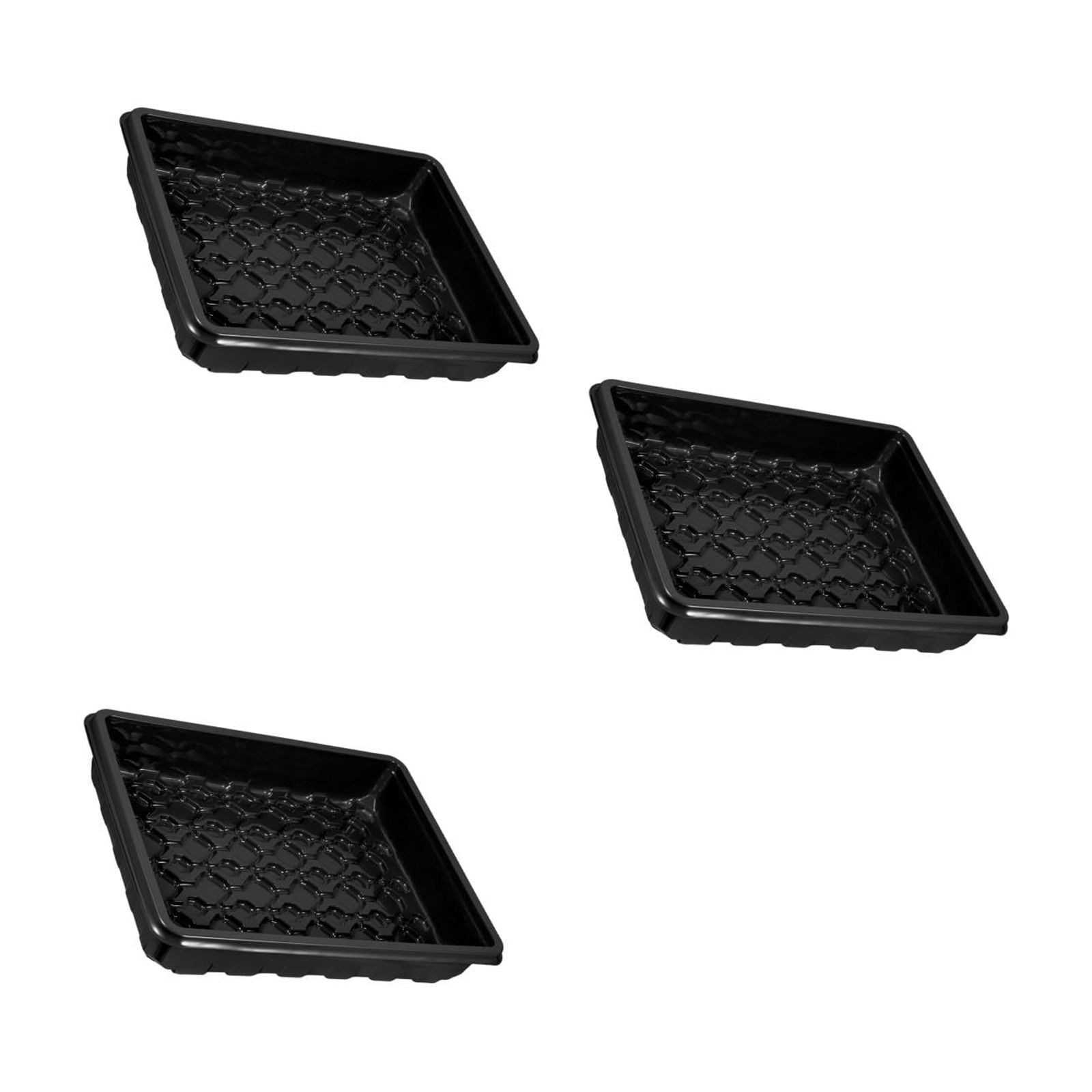 Raindrops 3-Pack Starter Trays for Indoor Gardening, Flower Containers, Sprouting Trays for Daily Garden Use