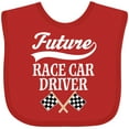 thumbnail image 3 of Inktastic Future Race Car Driver Racing Boys Baby Bib, 3 of 4