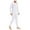 White, variant on ZVNAΖH Men's Pure Cotton Thermal Underwear Set, Crewneck Long Sleeve Base Layer Top and Pants, Lightweight Winter Sleepwear, M-4XL