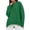 Green Casual Sweaters, variant on Womens Casual Sweaters Drop Shoulder Long Sleeve Tunic Tops 2024 Fashion Solid Crew Neck Blouse Fall Winter Loose Fit Soft Ribbed Knit Pullover Sweaters Tops White OneSize