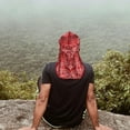 thumbnail image 6 of WIRESTER Polyester Durag Cap Straps Headwraps with Long Tail and Wide Straps - Red Paisley, 6 of 6