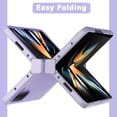 thumbnail image 4 of Compatible Samsung Galaxy Z Fold 5 Case {Hinge Protector},Luxury Ultra Thin Lightweight Hard PC Bumper Anti-Fall Shockproof Protection Hinge Case for Samsung Galaxy Z Fold 5 5G Phone Case Purple, 4 of 14