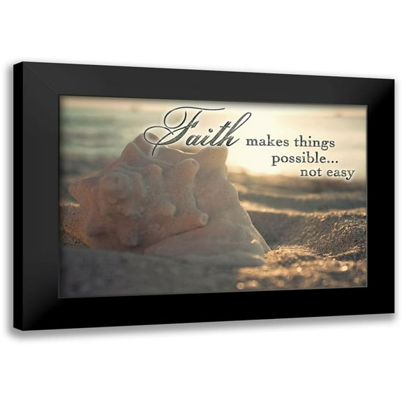 Bryant, Susan 14x11 Black Modern Framed Museum Art Print Titled - Faith Makes Things Possible