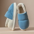 thumbnail image 2 of Slippers for Women Fluffy Slippers Lined Slippers Indoor Outdoor Soft Sole Shoes For Winter Warmth Comfort, 2 of 4