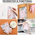 thumbnail image 6 of Coolnut Kitchen Dish & Tea Towel Cherry Blossoms Reusable Cloths for Cooking and Drying Dishes for Home Kitchen Cleaning, 28x18in-1PC, 6 of 6