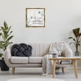 thumbnail image 2 of Stupell Industries The Lord Script with Eucalyptus Spiritual Painting Gold Floater Framed Canvas Art Print Wall Art, 25 x 25, 2 of 9