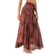 thumbnail image 2 of Moda Mujer s Ropa Bohemio Cintura alta Cómodo Vestido estampado  inferior para vacaciones Pya Señoras Chica naranja Macarena  Faldas de moda, 2 of 8