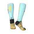 thumbnail image 5 of Lsque African Women Printed Crew Socks Men's Women's LightWeight Thin Casual Calf Socks ,Knee High Socks,Cotton Socks, 5 of 9