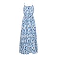 thumbnail image 3 of WILLBEST Robes Chambray pour Femmes 2024 Robe Longue Maxi à Bretelles Spaghetti Tenue de Plage pour Col Décontracté, 3 of 7