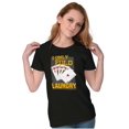 thumbnail image 3 of Las Vegas Casino Card Game Player Womens Fitted Plus Size Graphic Tee Brisco Brands 2X, 3 of 5