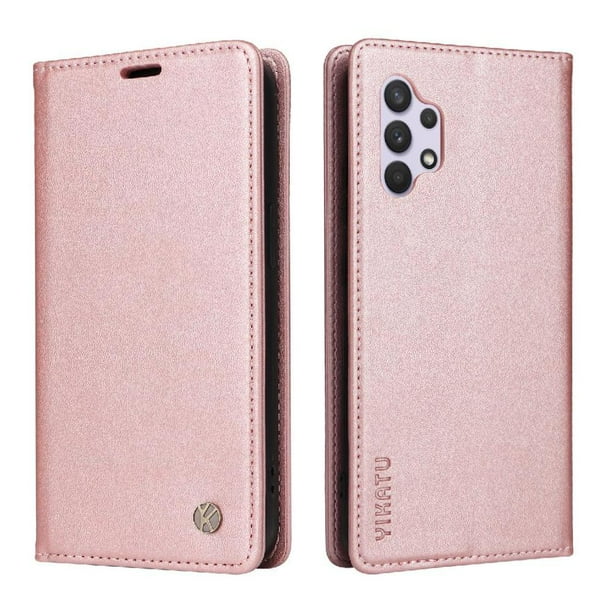 Funda para Samsung Galaxy A32 4G Estuche de Cuero PU Tipo Cartera con Ranuras para Tarjetas y Cierre Magnético