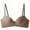 Coffee, variant on Amvlyk Miniminer Bras for Women No Underwire Push Up Bra Seamless Soft Mid Impact Workout Bra Full Coverage Supportive Comfort Breathable Everyday Bra for Daily Yoga Lounging