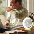 thumbnail image 3 of ¡Gran Oportunidad de Ahorro!, Ventilador giratorio de escritorio Big G, moderno y práctico, silencioso, con 3 velocidades, luz nocturna, mini ventilador con carga USB Akmoler, 3 of 9