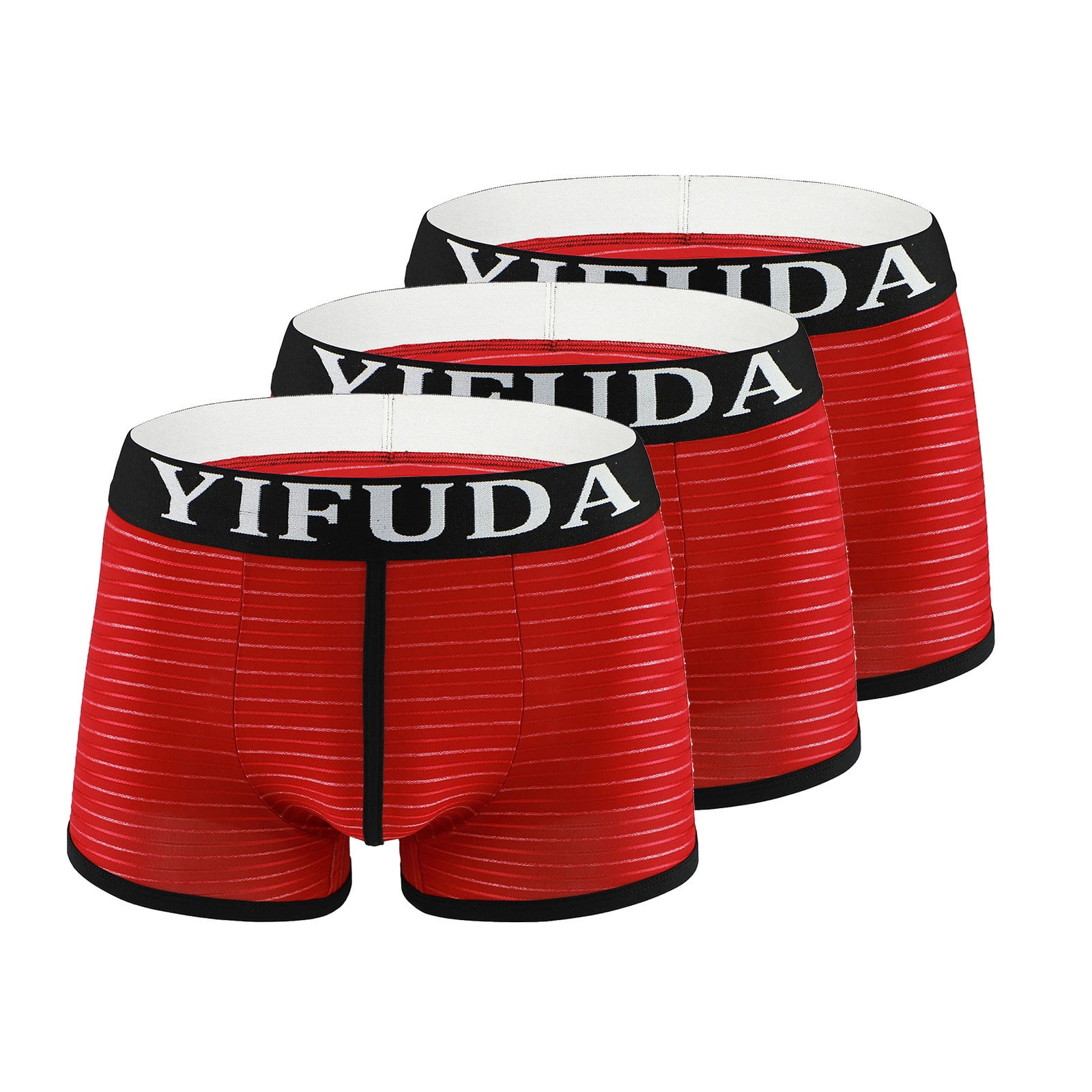 EHTMSAK Underwear for Men Pack 3 Pack Trunks Soft LowRise Underpant