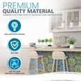 thumbnail image 6 of Mi Alma Peel & Stick Tiles - Blue Green Abstract Vinyl Backsplash 12x12, 6 of 9