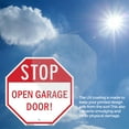thumbnail image 4 of Stop Open Garage Door! 10 inch X 10 inch Octagon Vinyl Label Decal Sticker Weather Resistant, UV Protected for Workplace, Private Property, and Construction Site, Made in the USA, 4 of 5