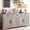 Gray, variant on 66'' Kitchen Sideboard Buffet Cabinet, Farmhouse Storage Cabinet with 4 Doors,3 Drawers,Gray