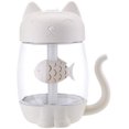 thumbnail image 1 of 350ML Cute Cat Cool Mist Humidificador LED Night Light Difusor Purificador Atomizador Puede alimentar ventiladores y Nightlights White Sailing Electrónica, 1 of 6