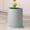 Gray, variant on Double-Layer Large Capacity Trash Can, 12L Home Use Bin for Living Room and Paper Waste, Plastic Material, Slim Design Saves Space, Plastic Ring Secures Trash Bags, Stylish
