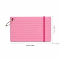 thumbnail image 3 of 3x5 Colored Lined Index Cards With Removable Metal Binder Ring Blank Index Cards 3x5 Index Cards Colored Index Cards 3x5 Flash Cards Note Cards Study Flashcards Office-Blue, 3 of 8