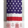 thumbnail image 6 of American Flag Sheer Curtains 54 Inch Length 2 Panels Set for Living Room/Bedroom, Retro Rustic Stars And Stripes US Flag Curtain Sheers Drapes Rod Pocket Curtains Window Treatment Set 52''x54''x2, 6 of 7