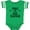 Football Green and White, variant on Inktastic Finally I'm the Big Sister Girls Baby Bodysuit