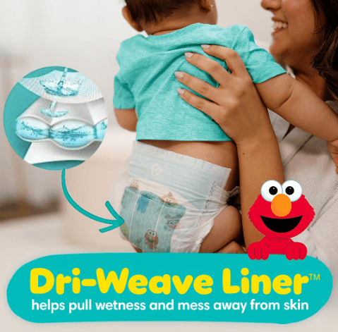 Pampers Baby Dry Absorbent Disposable Diapers Size 4 (22-37 lb) 192 CT
