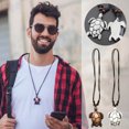 thumbnail image 2 of 3D Sea Turtle Faux Bone Necklace - Surfing-Inspired Jewelry for Men Women, Hawaiian Style Accessory, 2 of 5