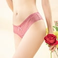 thumbnail image 4 of Thongs for Women, Lace Stretchy Spandex Underwear, 4 of 6