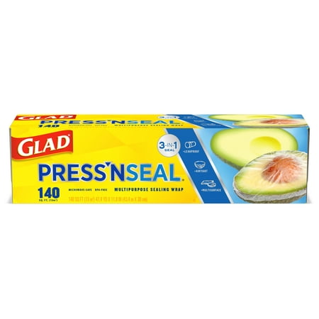 Glad Press'N Seal Food Plastic Wrap - 140 Square Foot