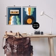 thumbnail image 4 of Stupell Industries Retro Music with Stripes Abstract Painting Gray Framed Art Print Wall Art, 16 x 20, Set of 2, 4 of 10