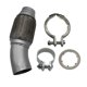 thumbnail image 1 of Tubo flexible de escape 2,1 "x 2,4" acero inoxidable resistente 9,4 "OL doble para 1ER 118D 120D 3ER 5ER 520D X1 E84 SDRIVE 18D / 20D Macarena Tubo flexible de escape, 1 of 8
