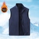 thumbnail image 1 of Ceisia Men's fashion solid color zipper vest pocket sleeveless outerwear Gift, 1 of 4