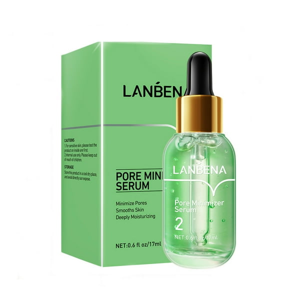 LANBENA Pore Minimizer Serum Moisturizing Smoothing Pore Minimizing Serum Liquid 17ml/Bottle