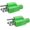 Green, variant on 1 Pack Neutral Ground Bonding Plug for Portable Inverter Generator, Surge Protector with Floating Neutral on RV, Camper for Solve Open Ground Error (Green)