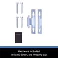 thumbnail image 7 of Mainstays Metal Wraparound Adjustable Curtain Rod, 28-46 in, Espresso, 7 of 7