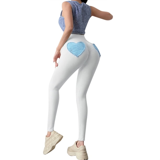 Gibobby Leggings de yoga para mujer Deportes Running Fitness Pantalones Athletic Workout Leggings Yoga Pantalones de yoga para mujeres(Azul,XL)